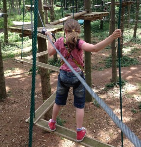 Zigzags at TreeRunners, harder than they look!