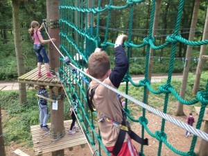 Rope net at TreeRunners
