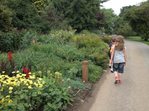 Walking back through University Park
