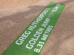 Can you jump as far as Greg Rutherford?