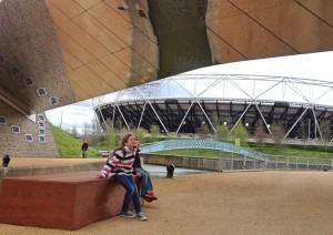 Mirror bridge, Queen Elizabeth Olympic Park