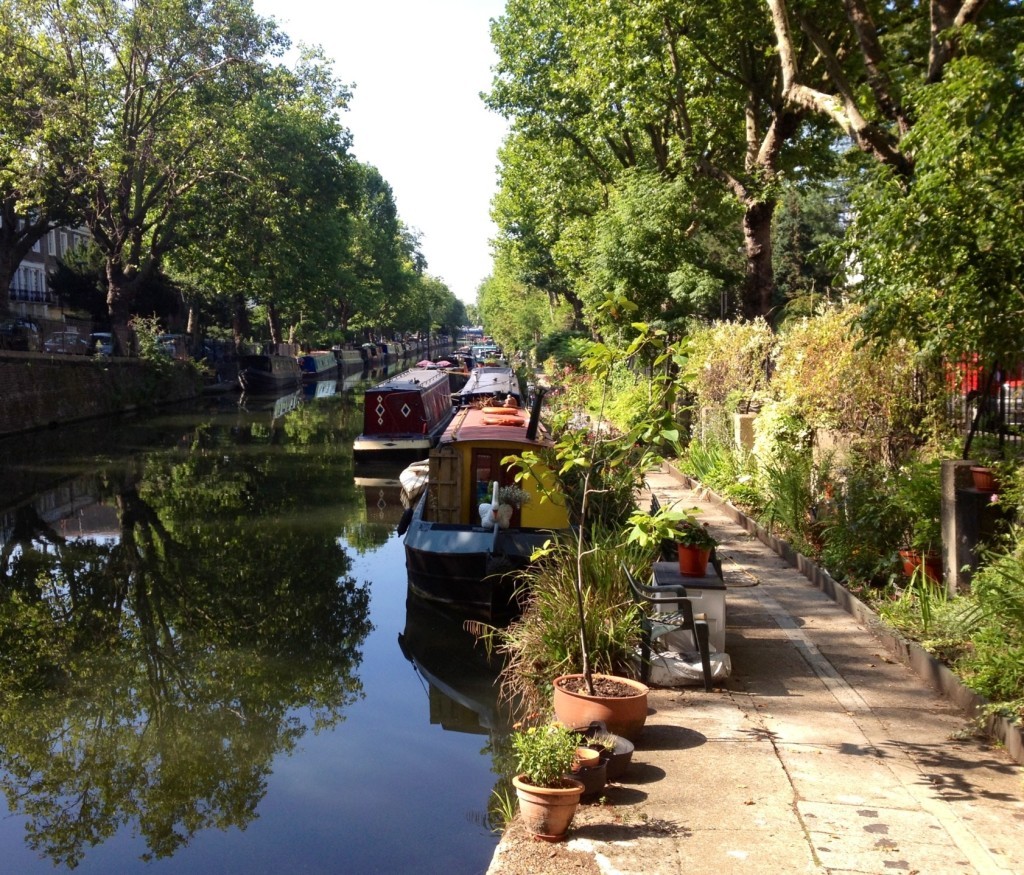 View along Regent's Canal