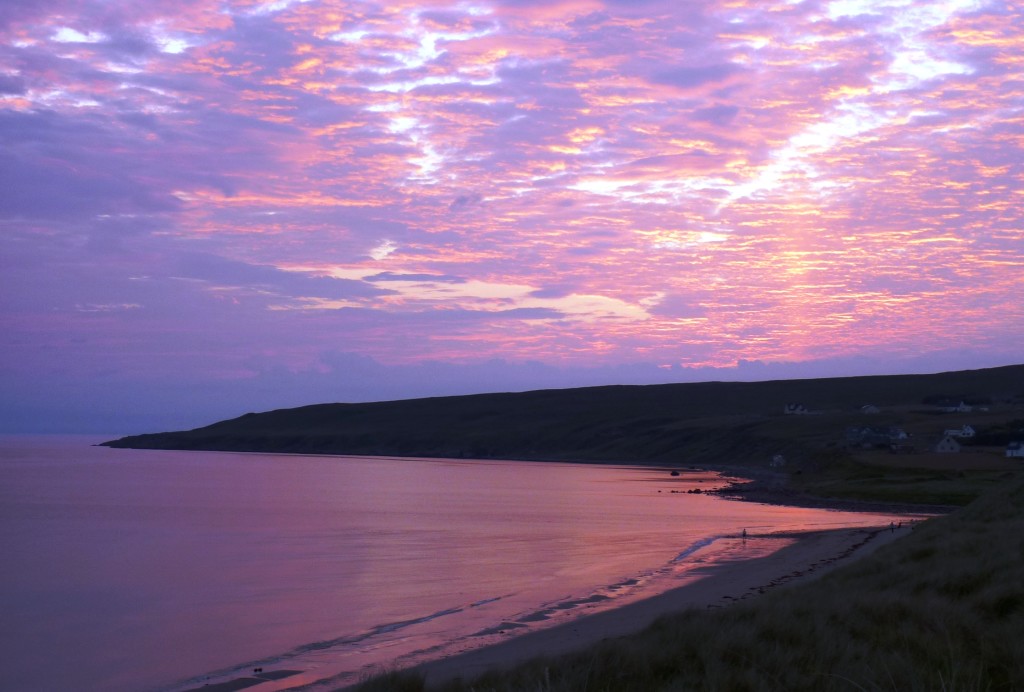 Sunset at Sands Campsite beach