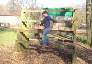 Woody's Leap obstacle course