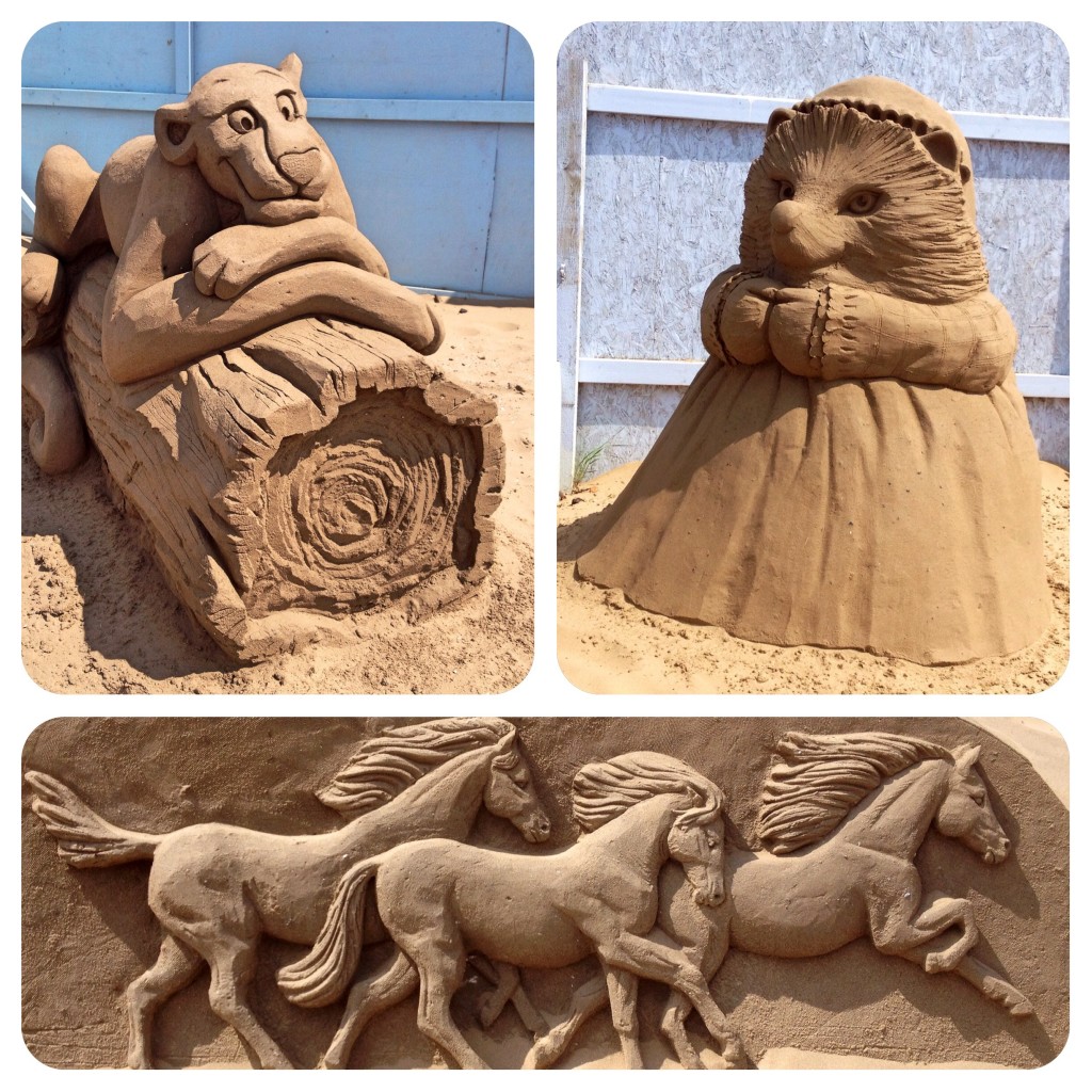 Weston-super-Mare 2014 sand sculptures