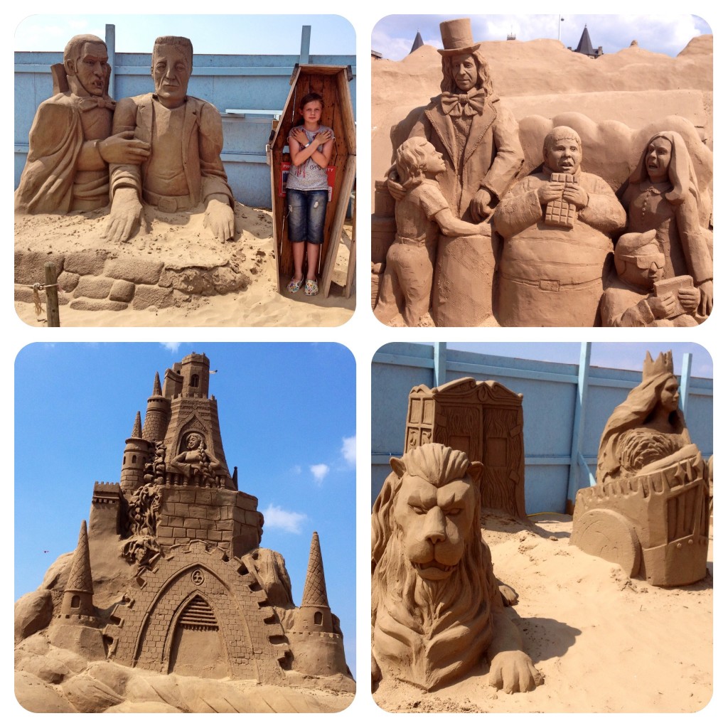 Weston-super-Mare 'Once upon a time' sand sculptures