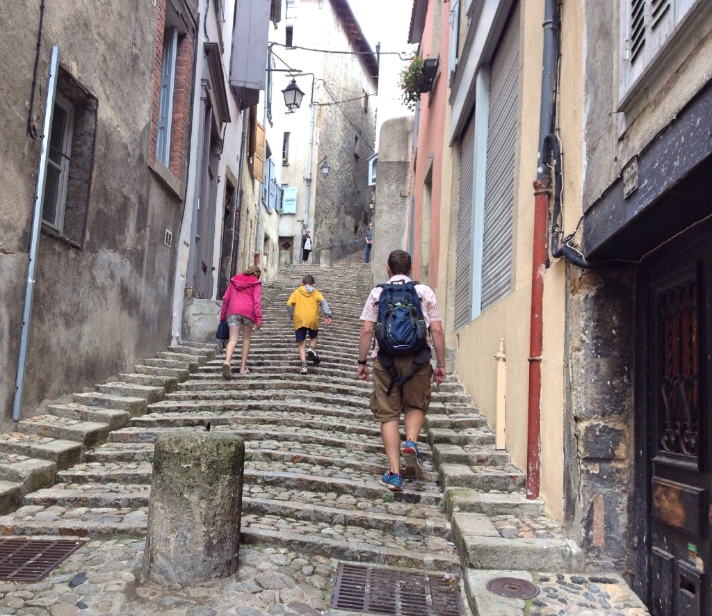 Steps to the Cathédrale Notre Dame du Puy