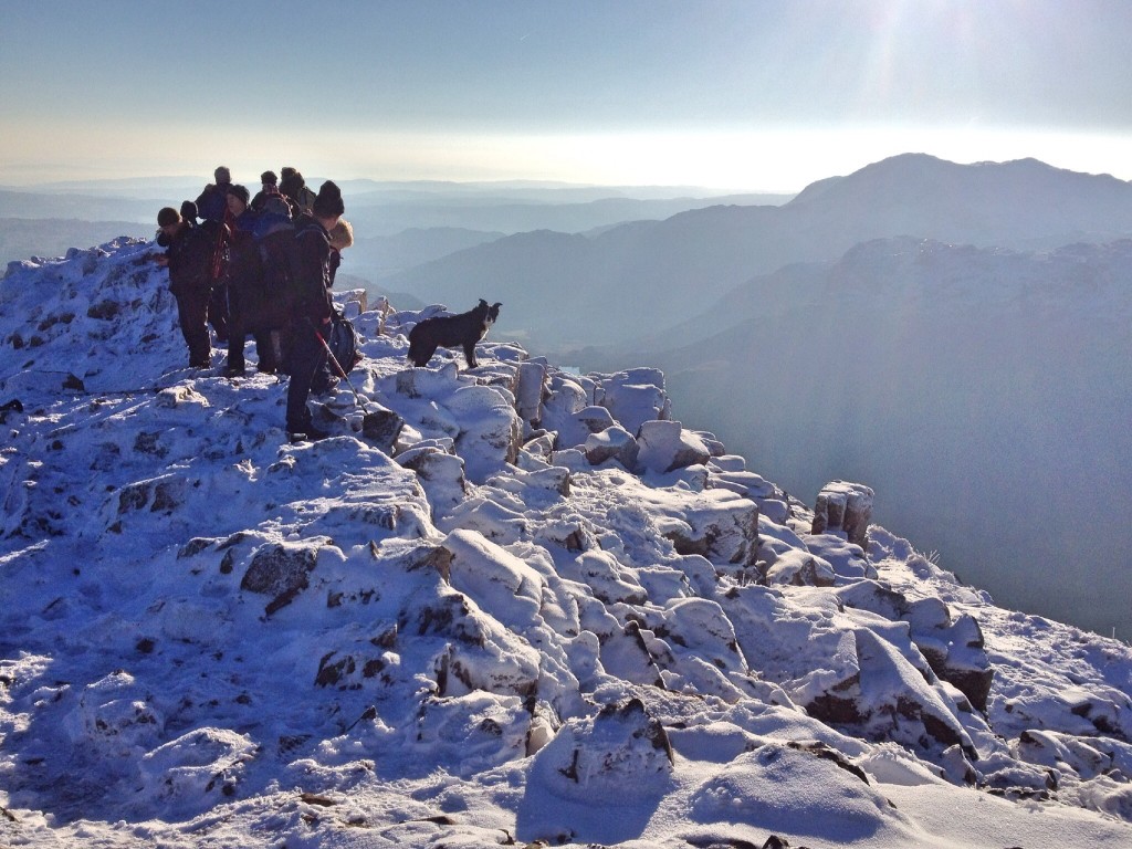 Summit of Harrison Stickle, Elterwater