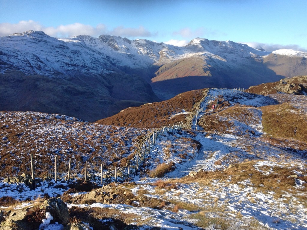 Walking over Lingmoor Fell