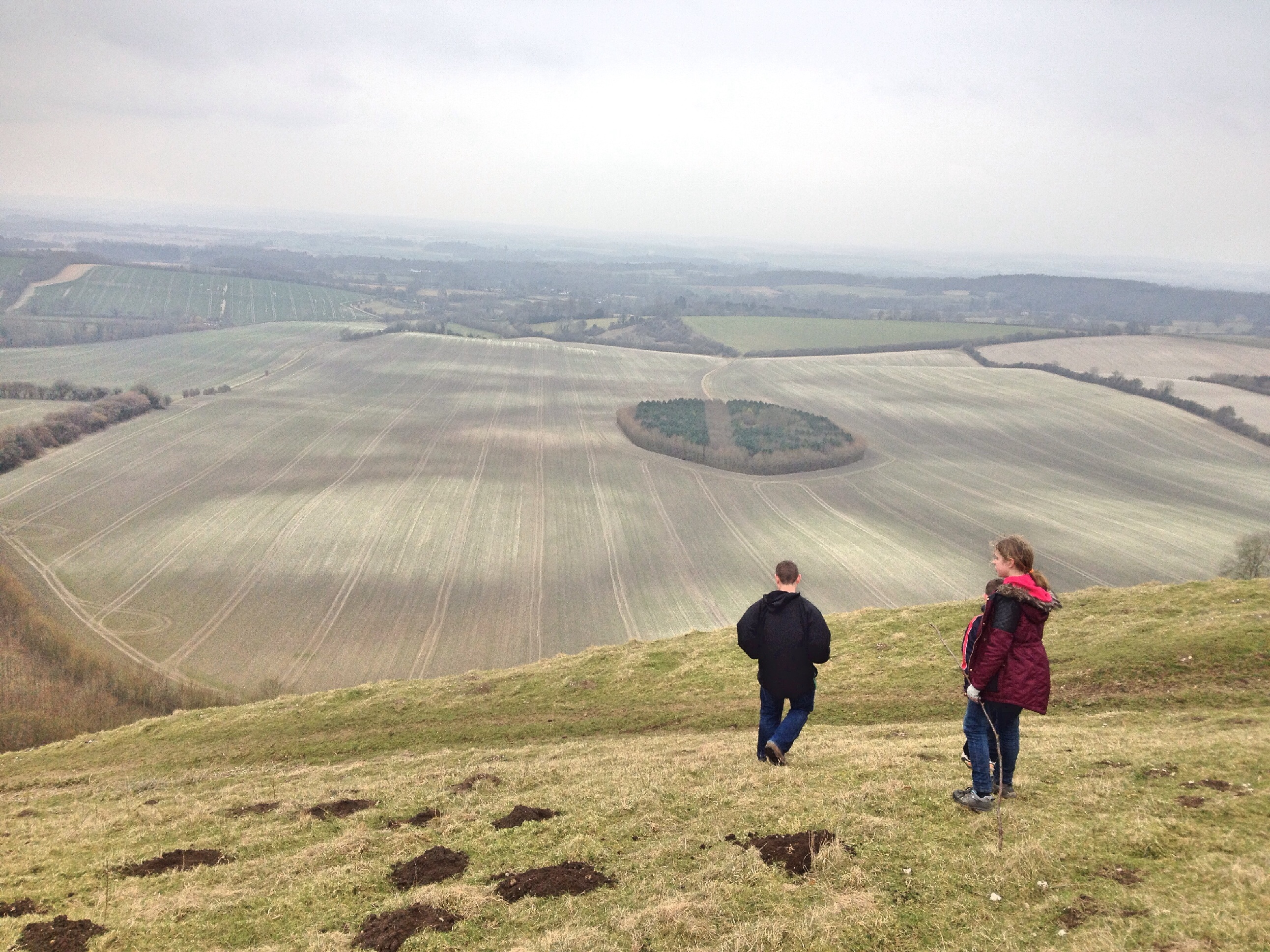 Our walk around Inkpen, Berkshire taking in Combe Gibbet and Inkpen