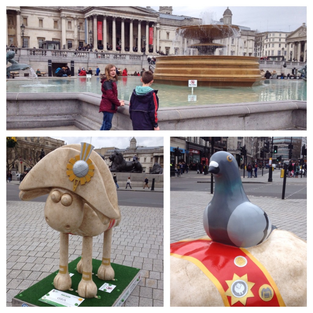 Trafalgar Square Shaun the sheep