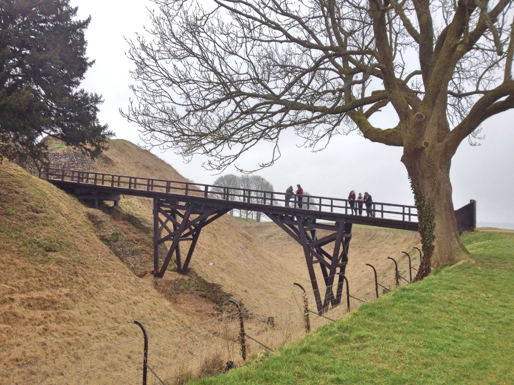 Bridge over to Old Sarum castle