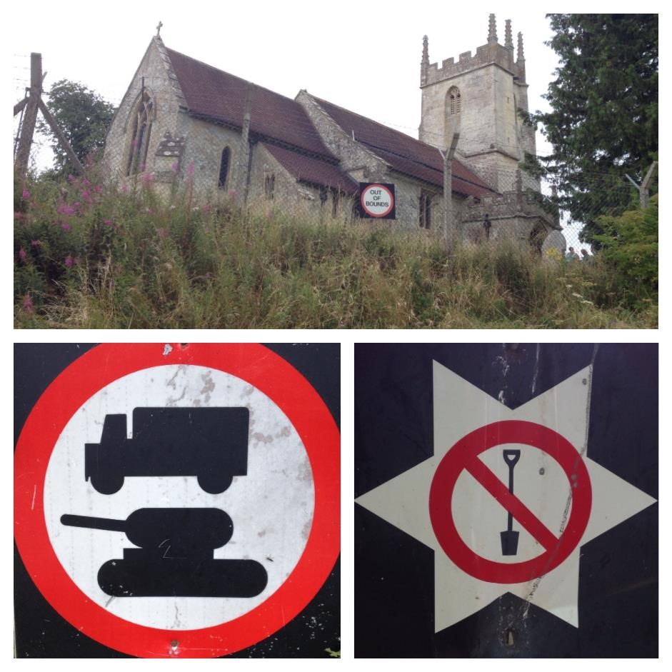 Salisbury Plain warning signs