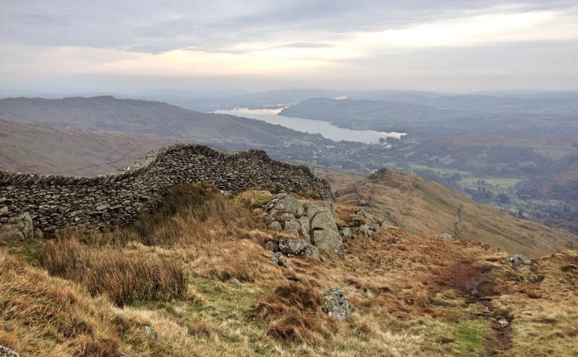 View over Lake Windemere from Fairfield Horseshoe