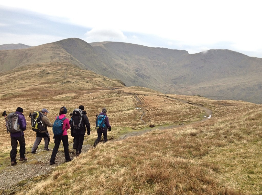 Heading towards Great Rigg and Fairfield