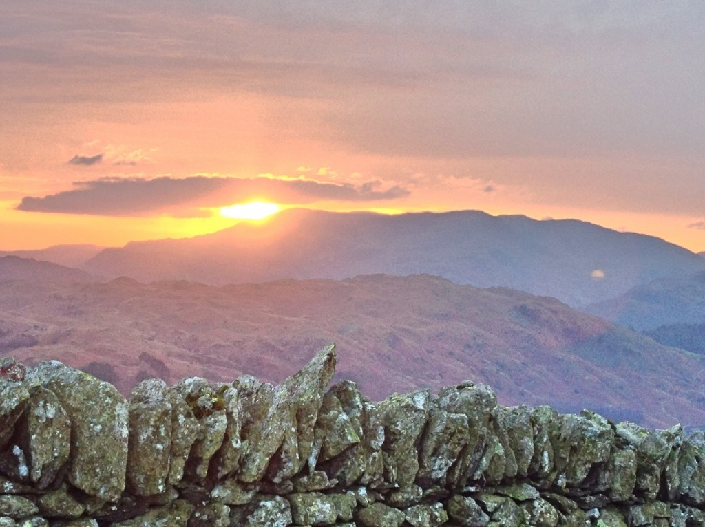 Sunset over the Fairfield Horseshoe