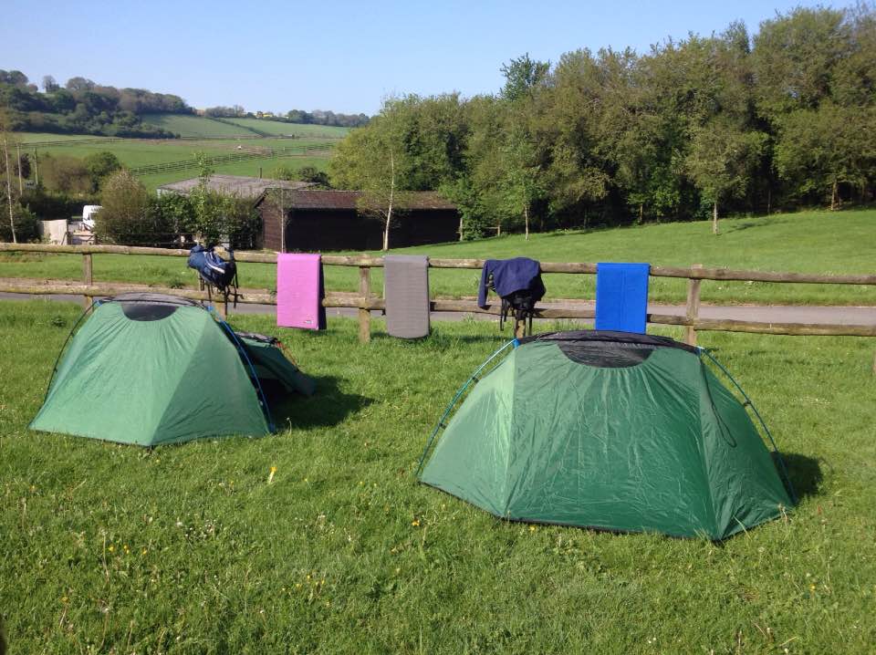 Farncombe Farm campsite, Lambourn