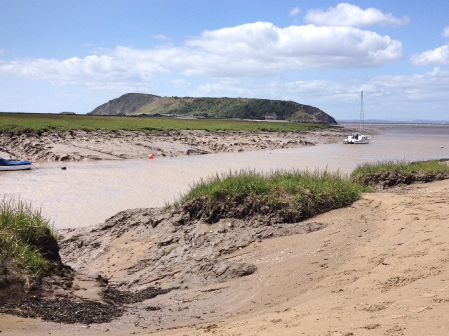 View over to Brean Down from Uphill