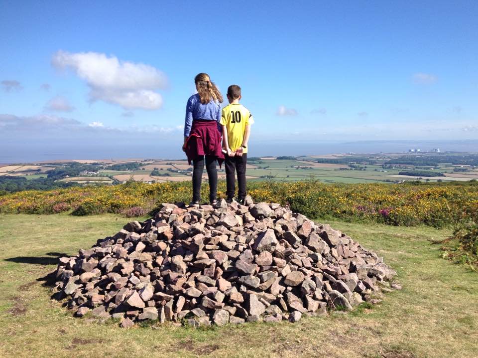 On top of Woodland Hill, Quantock Hills