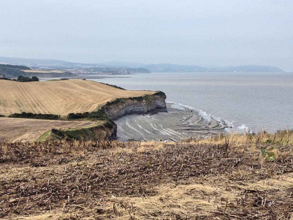 View from Kilve beach walk