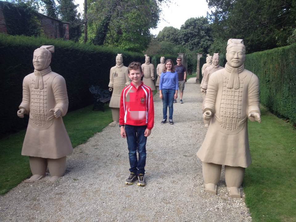 Terracotta army imposters at Buscot Park!