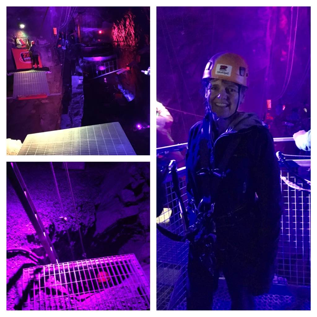 Inside Zip World Caverns