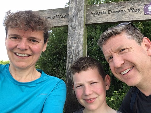 The start of our fourth day on the South Downs Way