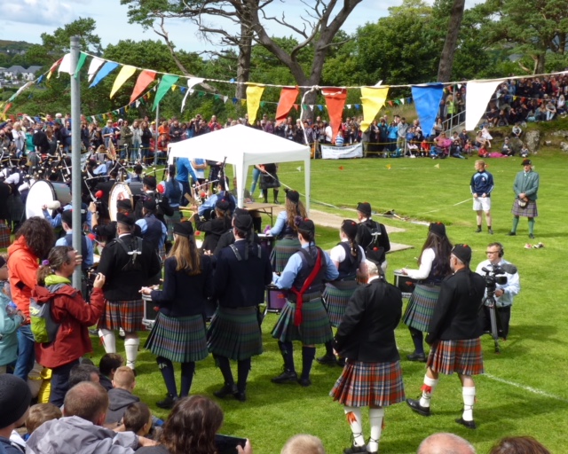 Band at the Skye Highland Games