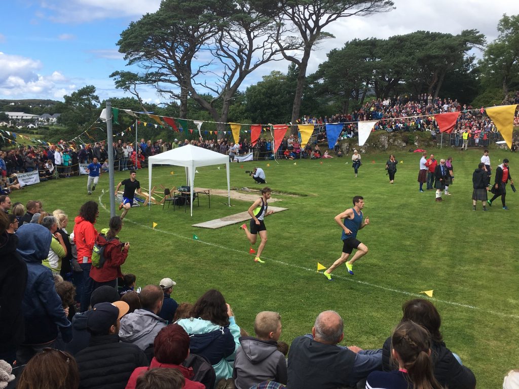 Men’s track event, Skye Highland Games