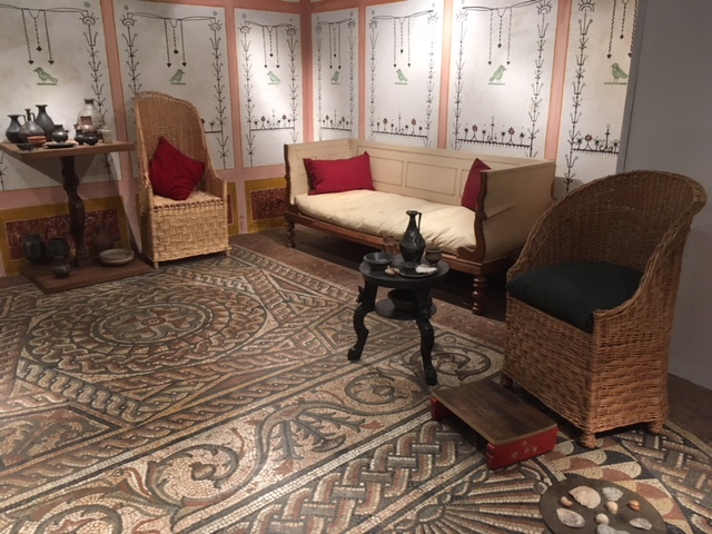 Dining room in Roman times, Museum of London