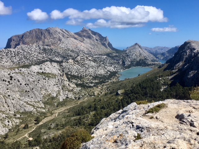 View from summit of L’Ofre, Majorca