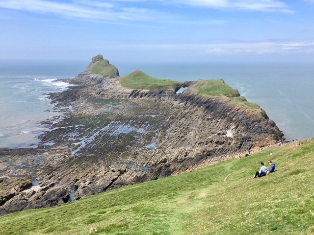 View across Worm’s Head, near Rhossili