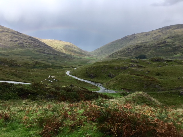 View across Wrynose Pass