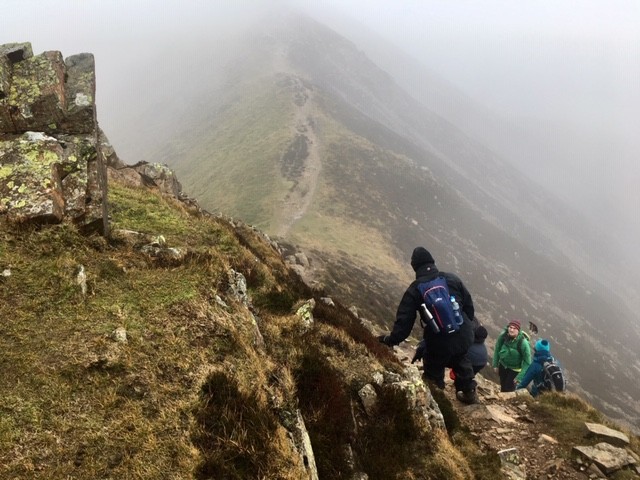Descent off of Crag Hill