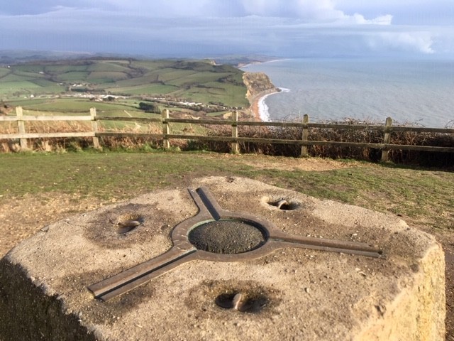 Golden Cap trig point