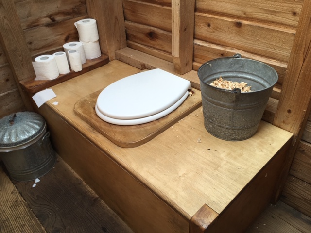 Compost toilet, Thistledown Farm