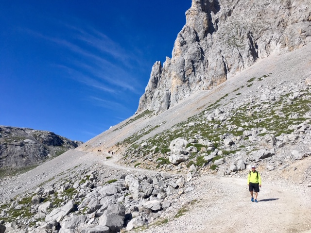 Track beside Peña Vieja