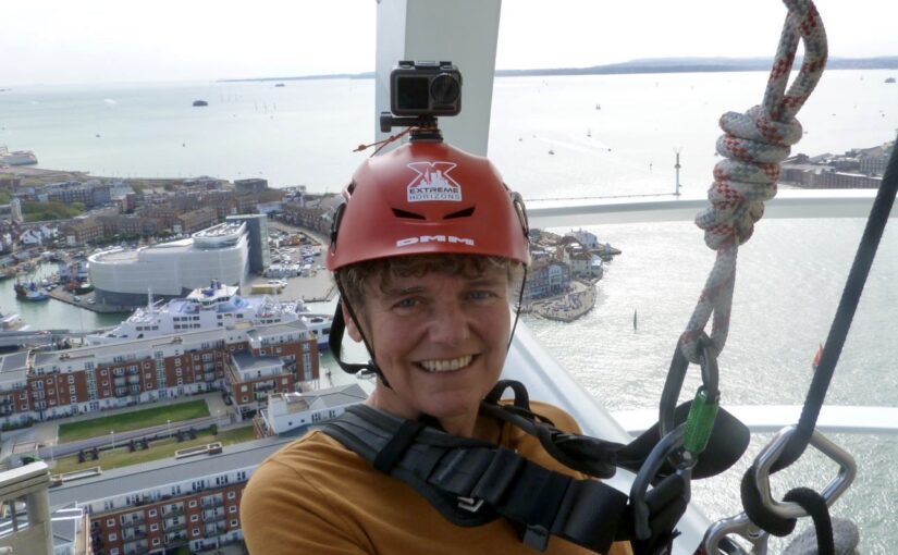 Abseiling the Spinnaker Tower, Hampshire