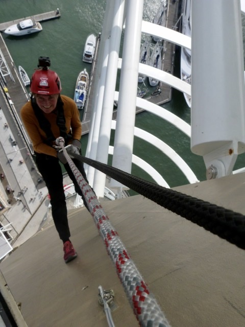 Abseiling the Spinnaker Tower